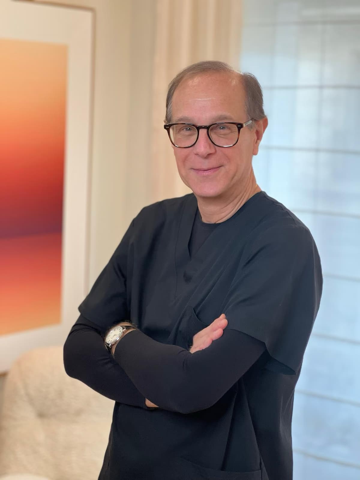 Portrait of Dr. Eric Menouillard, Skincare Agency Paris.